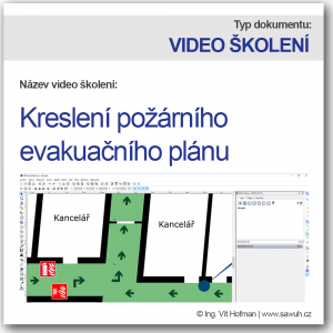 Kreslení požárního evakuačního plánu - video školení