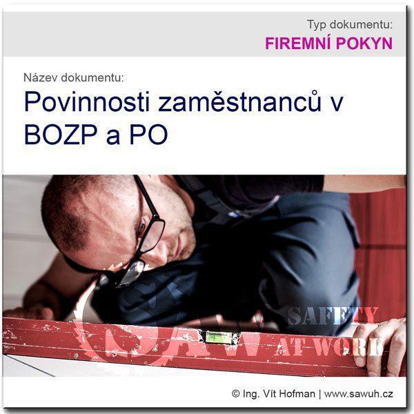 Povinnosti zaměstnanců v BOZP a PO