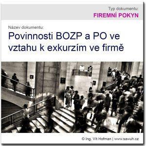 Povinnosti BOZP a PO k exkurzím ve firmě