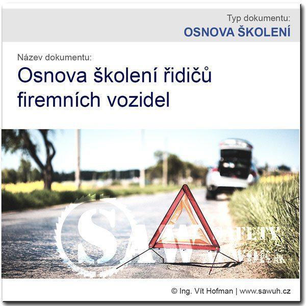 Osnova školení řidičů firemních vozidel