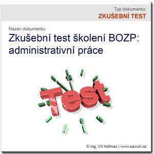 Zkušební test BOZP (administrativa)