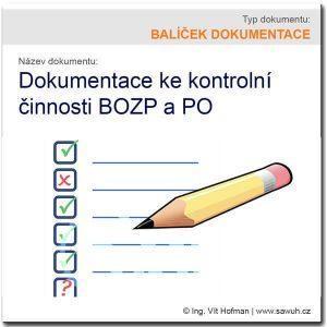 Kontrolní činnost na úseku BOZP a PO [balíček]