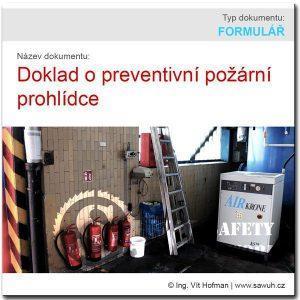 Doklad o preventivní požární prohlídce