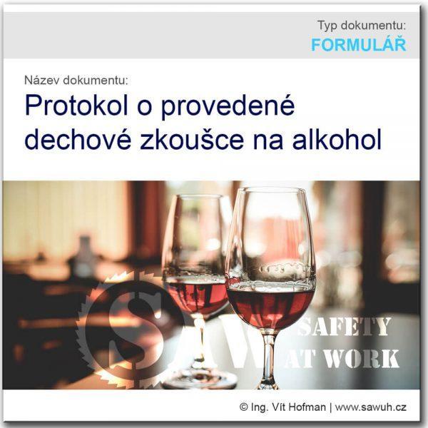 Protokol dechové zkoušky na alkohol