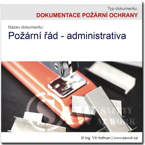 Požární řád - administrativa